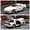 WHITE, variant on 1/32 RX7 Initial D Miniature Diecast RX-7 Toy Car Model Sound & Light Doors Openable Collection Gift for Children Boy Kid