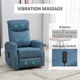 thumbnail image 4 of HOMCOM Fauteuil Inclinable de Massage avec 8 Points de Vibration, 4 of 9