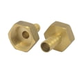 thumbnail image 1 of Conector de manguera de latón hembra de 3/4 BSP, diámetro de 10 mm, 2 piezas, 1 of 1