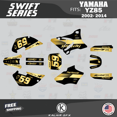 Kalair GFX Graphics Kit for Yamaha YZ85 (2002-2014) Swift Series Kalair GFX Graphics Kit for Yamaha YZ85 (2002-2014) Swift Series