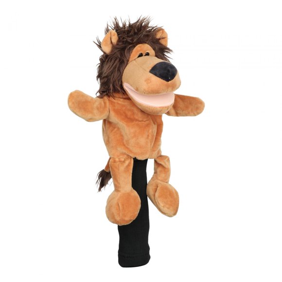 Cubierta de Cabeza de Madera de Golf, Cubierta de Cabeza de Palo de Golf, Protector Lindo de Moda Portátil de Dibujos Animados para Deportes Al Aire L león marrón Sunnimix Funda para palos de golf