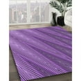thumbnail image 3 of Ahgly Company Machine Washable Indoor Rectangle Transitional Heliotrope Purple Area Rugs, 2' x 3', 3 of 7