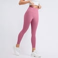 thumbnail image 2 of GPOECD High Waisted Leggings for Women Non See Through 4 Way Stretch Squat Proof Comfortable Yoga Pants for Women Fitness Activewear,Pink,M, 2 of 6