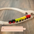 thumbnail image 2 of 4pcs Wooden Train Track Playthings Train Railway Toys Educational Train Railway Toys, 2 of 4