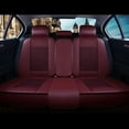 thumbnail image 4 of Tuqiang Car Seat Covers Leather Full Set for SEAT for Arona 2017-Present Professional Grade 5-Seat Vehicle Protectors with Premium Materials Red, 4 of 7