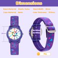 thumbnail image 6 of Kids Watch Quartz Watch Elastic Fabric Strap Watch Analog Wrist Watch for Boys Girls Birthday Gift for Kids Age 4-12, 6 of 6