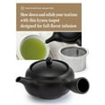 thumbnail image 2 of KYUSU TEAPOT with INFUSER for LOOSE LEAF TEA [JAPANESE HANDMADE TOKONAME CERAMIC with BLACK CLAY] 10.1 Fl oz/300 ml, 2 of 14
