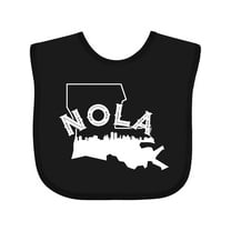 Inktastic Nola Boys or Girls Baby Bib