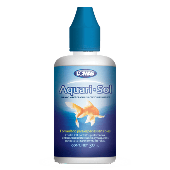 Aquari-Sol Lomas 30 ml Combate Ich protozoarios enfermedad terciopelo