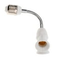thumbnail image 3 of kusrkot Base d'Ampoule Réglable Séparateur 2 en 1 Adaptateur d'Ampoule LED E27, 3 of 9