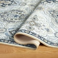 thumbnail image 4 of TOWN & COUNTRY EVERYDAY Avani Cottagecore Medallion Everwash® Washable Runner Area Rug with Non-Slip Backing, Pet Friendly Rug, Grey, 1'7"x6'6", 4 of 13