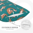 thumbnail image 5 of Fotbe Giraffes Doing Various Yoga Pillow Cases - Envelope Closure - Luxury, Extra Soft, Cooling Pillow Covers - Wrinkle, Fade, Stain Resistant-16"x24", 5 of 9