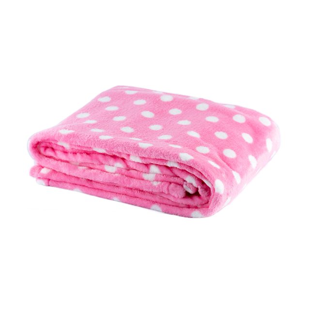 MASHO Cobija para bebé rosa con lunares Masho CO02RO