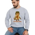 thumbnail image 2 of Litter's Full Funny Christmas Unisex Sweatshirt Holiday Cat Graphic Sweater for Women & Men Gray Sweatshirt Adult Medium, 2 of 4