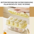 thumbnail image 6 of Yhmxh Ice Cubes Tray with Lid and Bin, BPA Free Ice Cubes Fashion Out Tray, Easy-Release Ice Cubes Trays for Freezer, Stackble Spill-ResistantIce Ice Cubes Molds for Drinks, Cocktail (White), 6 of 6
