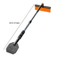 thumbnail image 3 of 39" Ice Scraper and Snow Brush for Car Windshield,2-in-1 Emergency Snow Shovel with Ergonomic Foam Grip and 360° Pivoting Brush Head for Christmas Car Auto Truck SUV, 3 of 7