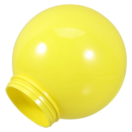 FUEENIRVA Replacement Round Acrylic Light Globe Bulb 1 Piece Clear Cover for Lamps and Fixtures