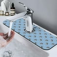 thumbnail image 7 of Vsdgher French Bulldog Puppy Kitchen Sink Splash Guard Faucet Mat -1 PC Super Absorbent Fast Drying Mat Sink Gadgets-Splash, Bathroom,Sink Mat,(15" X 5.5" ), 7 of 7