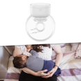 thumbnail image 6 of MERIGLARE Milk Pump Hands Strong Suction Portable Automatic Milker Breastfeeding Pump for Mom Gifts Travel Outdoor Shopping Home White 1pcs, 6 of 8