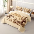 thumbnail image 3 of Homewish Vintage Tribal Cowboy Twin Quilt Set,Southwest Desert Cactus Twin Coverlet Set,2-Piece, 3 of 7