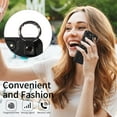 thumbnail image 5 of iPhone SE 3/2 Case ,Card Slots Leather Wrist Strap Phone Cover for iPhone SE 3/2, 5 of 5