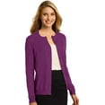 thumbnail image 5 of Port Authority LSW287 Ladies Cardigan Sweater, Moroccan Blue - 2XL, 5 of 5