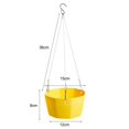 thumbnail image 1 of Flower Pot Drain Hole Practical Reliable Anti-deform Lightweight Hanging Plant Pot, 1 of 4