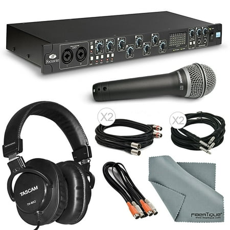 Focusrite Saffire Pro 40 Firewire Audio Interface Deluxe Kit W/ Variety of Ca...