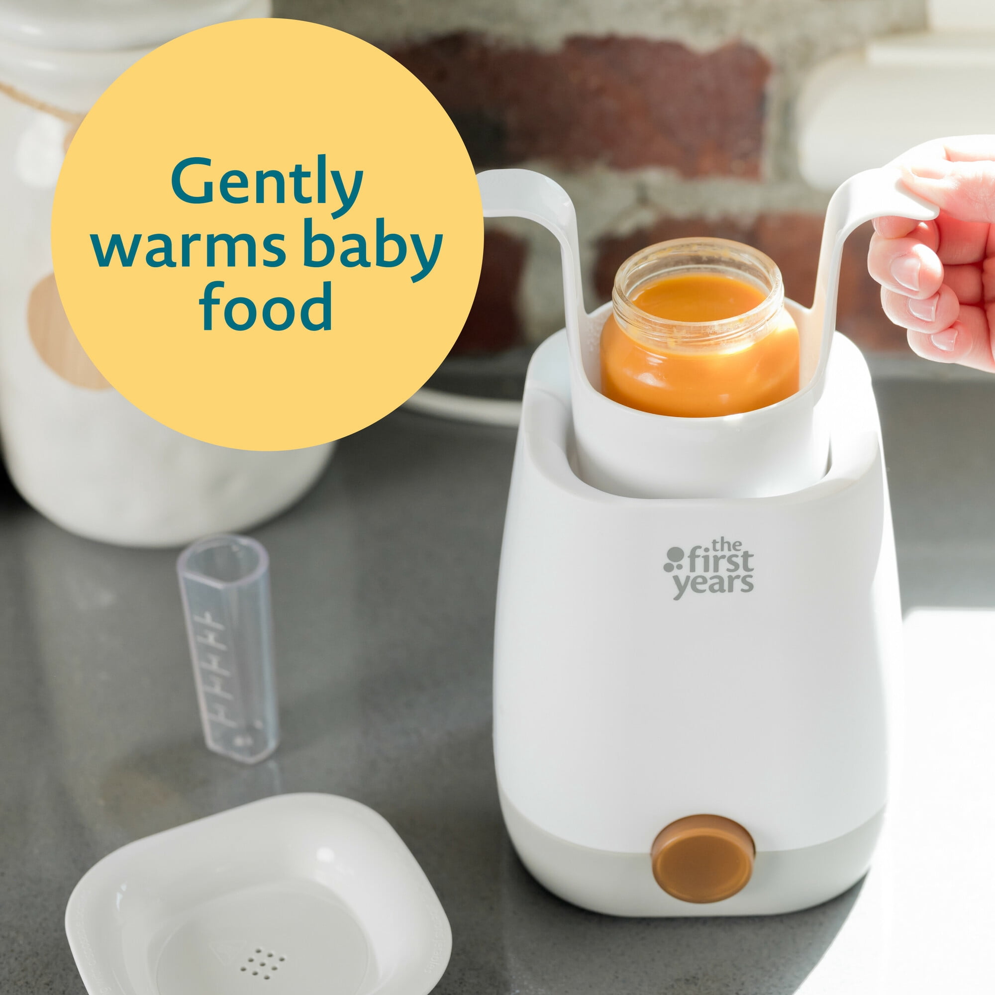 The First Years 2-in-1 Simple Serve Bottle Warmer And Pacifier Sanitizer, Works With Most Bottles