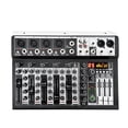 thumbnail image 1 of Professional 4 6 8 Channel  Mixer Sound Mixing Console With USB Interface 99DSP 48V Phantom Power For Recording Streaming ,Smart Fader, 1 of 5