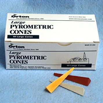 Orton Large Pyrometric Cones LRB Cone 3 50 Pack