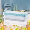 thumbnail image 3 of TIELUTT Convenient Ice Tray Ice Maker Ice Tray Accessories Ice Tray Maker Square Ice Ice Tray Ice Maker Ice Tray with Silicone Freezer Cups Soup Tray Silicone Freezer Containers Decorative Ice Cubes, 3 of 3