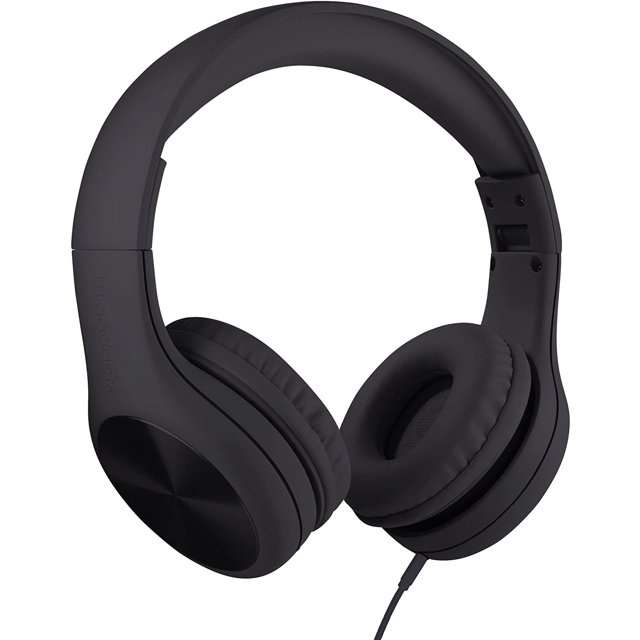 ¡Nuevo! LilGadgets Connect + PRO Kids Premium Volume Limited auriculares con cable con SharePort y micrófono en línea (niños) - Negro
