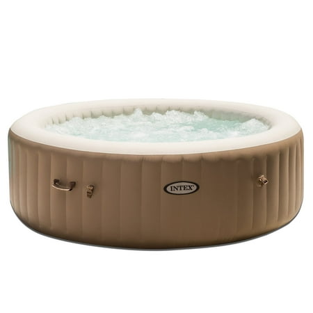 Intex Inflatable Pure Spa 6-Person Portable Heated Bubble Jet Hot Tub | (Best Round Hot Tub)