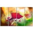 thumbnail image 2 of Fleurs de Coquelicot avec Fond Bokeh - Impression sur Toile Florale, 2 of 3