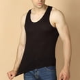 thumbnail image 3 of SWSMCLT Men's Tank Top Soft Top Sleeveless Casual Basic Fall Spring Workout Plus Size Home Spandex Summer Vest Black X-Large, 3 of 4