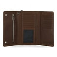 thumbnail image 2 of Harley-Davidson Men's Genuine Leather Iconic B&S Eagle Trucker Wallet - Brown, Harley Davidson, 2 of 3