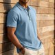 thumbnail image 5 of Top Abrigo de los Hombres de Color Sólido de Manga Larga Botón-Up Cuello Chaqueta Casual, Ligero de Nylon con Capucha Superior para Verano Y Primavera, 5 of 8
