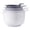 Grey, variant on 4Pcs Cook With Color Mixing Bowls Cook With Color Plastic Mixing Bowls Mixing Bowl With Handle Mixing Bowl Set Nesting Plastic Mixing Bowl Set With Pour Spouts And Handles