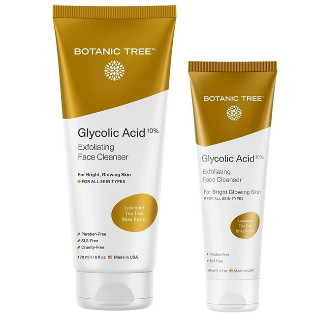 Jabón facial con ácido glicólico Botanic Tree 10% con ácido salicílico