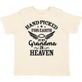 thumbnail image 3 of Inktastic Handpicked for Earth by My Grandma in Heaven Angel Wings Boys or Girls Toddler T-Shirt, 3 of 5