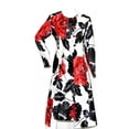 thumbnail image 2 of Masseys Women's Rose Jacket Dress in Black/Multi - 10, 2 of 3