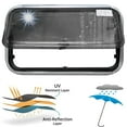 thumbnail image 2 of RV Exit Window Camper Window with Coating Shade & Screen Window, Push Window RV Side Window, 2 of 6