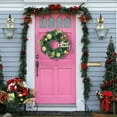 thumbnail image 6 of kladzum Christmas Decoration Wreath Door Hanging Christmas Scene Arrangement Wall Hanging Holiday Party Decor Christmas Wreaths for Front Door, Windows, Fireplace, 6 of 6