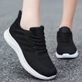 thumbnail image 6 of Women's Shoes,Walking Shoes Women,Slip On Shoes Women,Womens Sneakers Lightweight Running Shoes Mesh Breathable Fashion Sneakers Athletic Comfortable Casual Non Slip Walking Shoes,Black,5.5, 6 of 9
