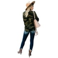 thumbnail image 3 of Women's Camouflage Casual Long Sleeve Sweatshirts Fall Crewneck Pullover Tunic Top Shirts, 3 of 4