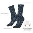 thumbnail image 6 of Honeii Romantic Eiffel Tower Print Adult Socks,Crew Socks,Casual Calf Socks,Daily Wear Socks for Men & Women, Perfect for Sports, Casual and Everyday Use, 6 of 6