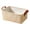 Khaki, variant on Corduroy Storage Basket - Soft Fabric Organizer Bin for Home Essentials