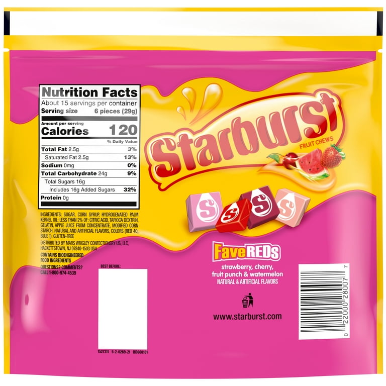 Starburst Pink Candy Bulk 2LB Bag of Pink Starburst Strawberry Candy. 2lbs  of All Pink Starburst, Pink Candy for Candy Buffet and Baby Shower by