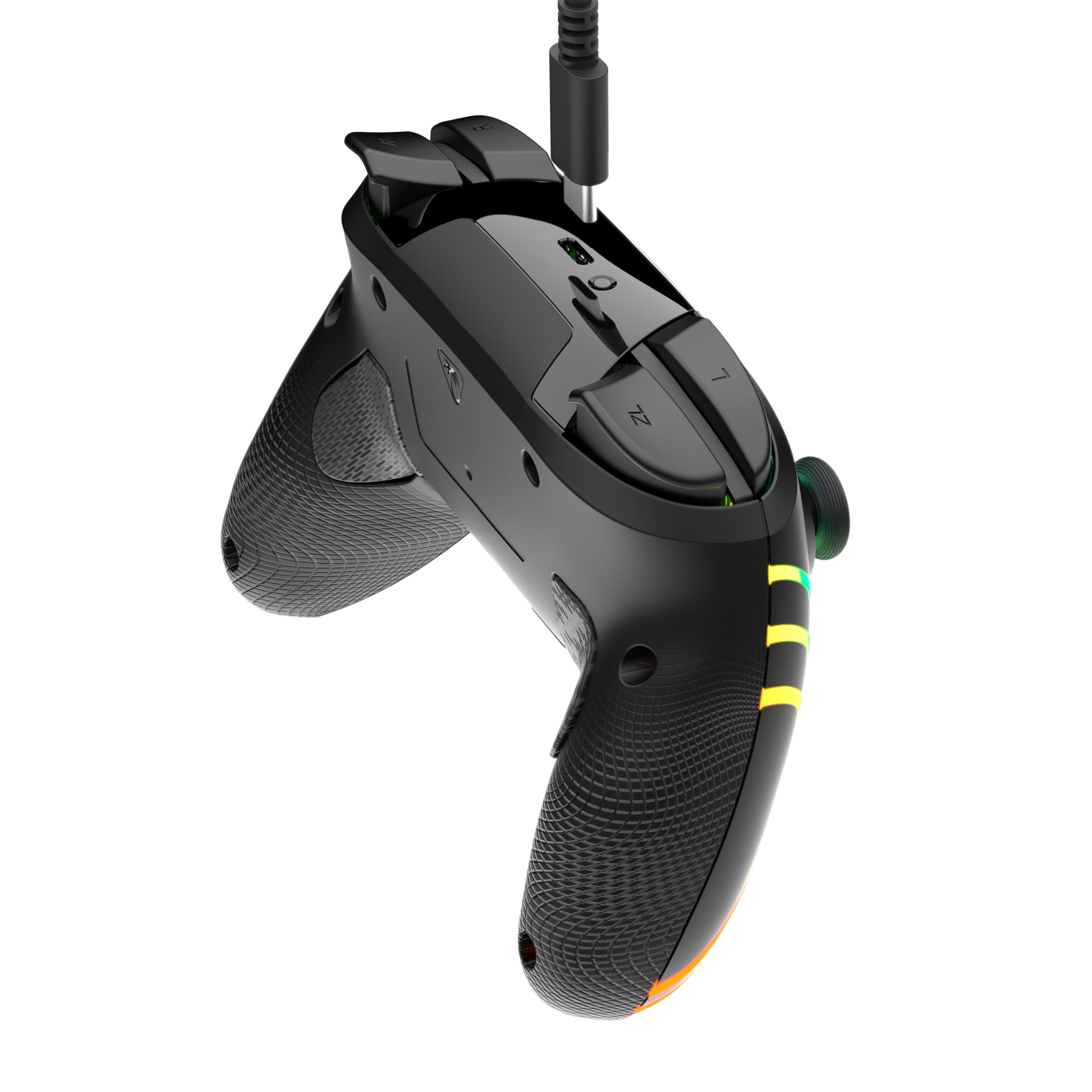 Turtle Beach Afterglow Wave Wireless RGB Gaming Controller (Black) - Officially Licensed for Nintendo Switch 2, Nintendo Switch - Customizable Lighting, TMR Sticks, RBG